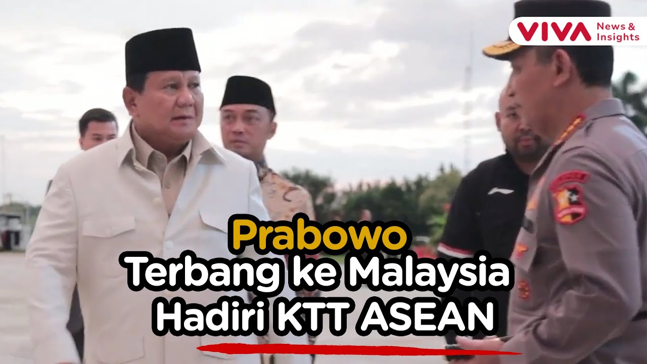 Sebelum Terbang ke Malaysia, Prabowo Beri Arahan ke Kapolri