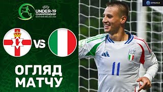 Північна Ірландія – Італія. Чемпіонат Європи 2024 (U-19), груповий етап / Огляд матчу
