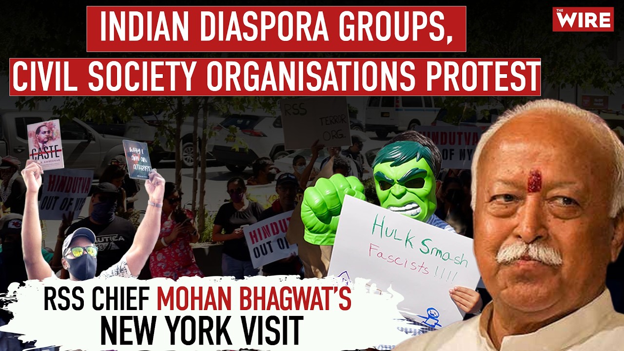 Indian Diaspora Groups, Civil Society Organisations Protest RSS Chief Mohan Bhagwat’s New York Visit