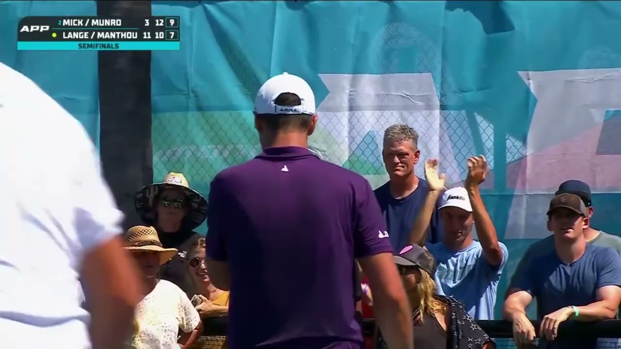 Munro/Mick v. Lange/Manthou | Great Point | Men's Doubles | Pickleball | APP Tour