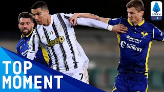 CR7 fires in his 19th goal of the season | Hellas Verona 1-1 Juventus | Top Moment | Serie A TIM