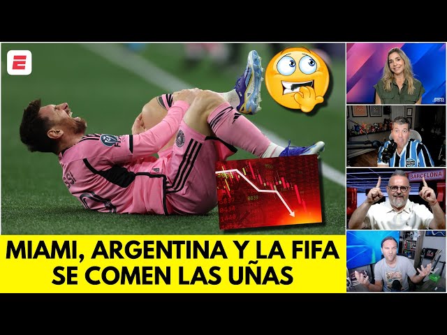 LESIÓN DE MESSI da TERROR a INTER MIAMI y ARGENTINA, por lo futbolístico y lo económico | Exclusivos