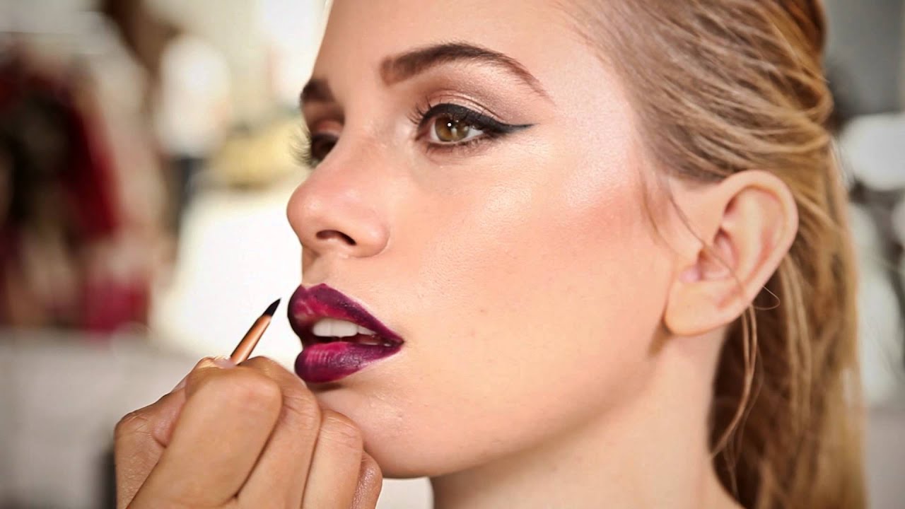 How To Get Perfect Hot Purple Lips Youtube