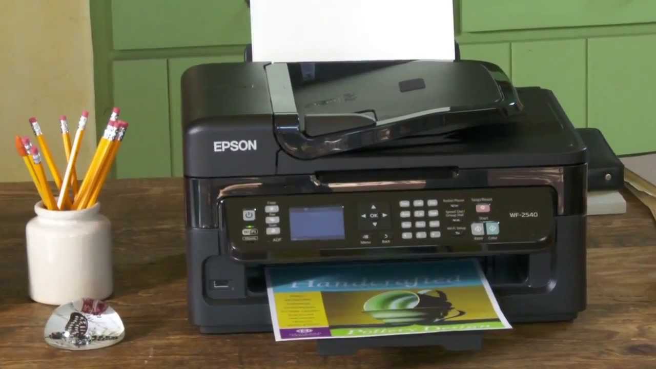 Epson Workforce Wf 2540 Inkjet Printer For Business Youtube 2120