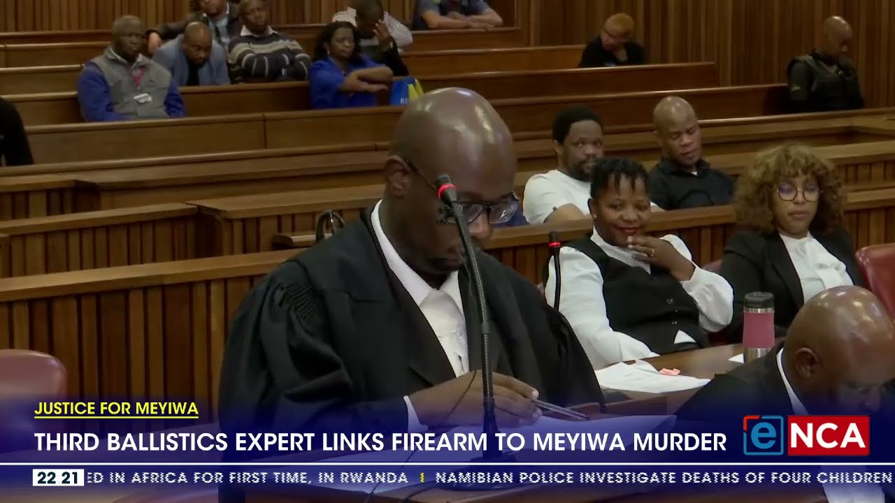 Third ballistics expert links firearm to Senzo Meyiwa murder