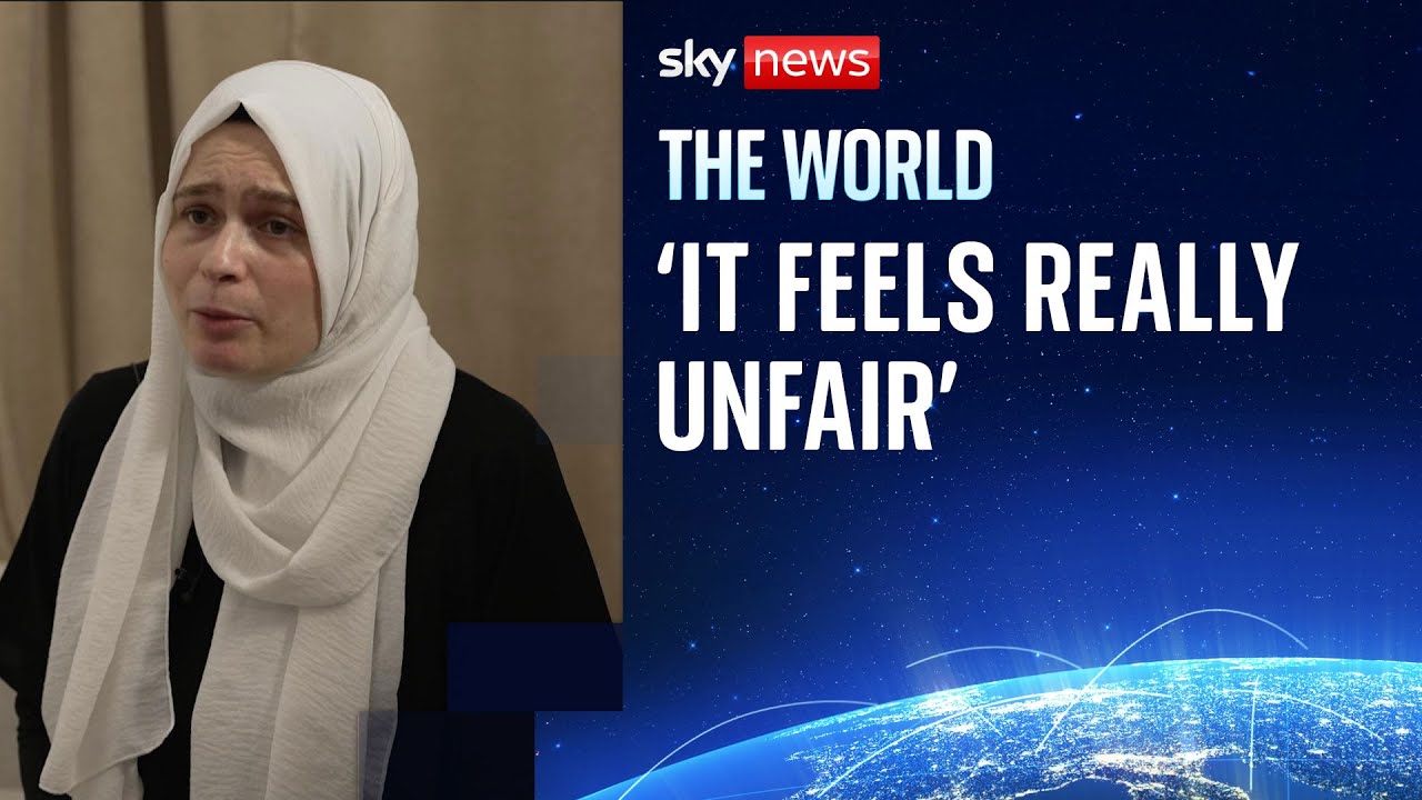 Wife of detained British political commentator in US speaks to Sky News