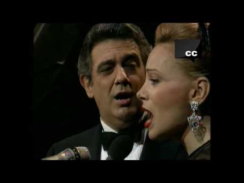 PLACIDO DOMINGO Y PALOMA SAN BASILIO JUNTOS POR FIN HD (TOGETHER LAST AT) 1991