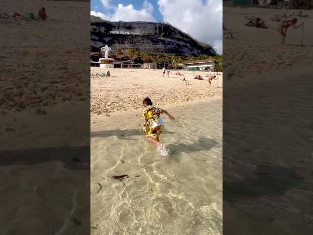 Keizo ketakutan ada hewan aneh di pantai⁉️