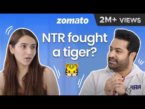 Jr NTR makes Sahiba Bali try his favourite local food- Andhra and Hyderabadi feast