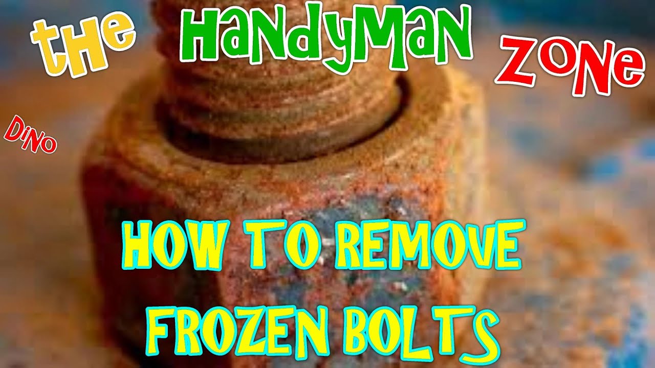 TIPS FOR FROZEN BOLT REMOVAL - YouTube