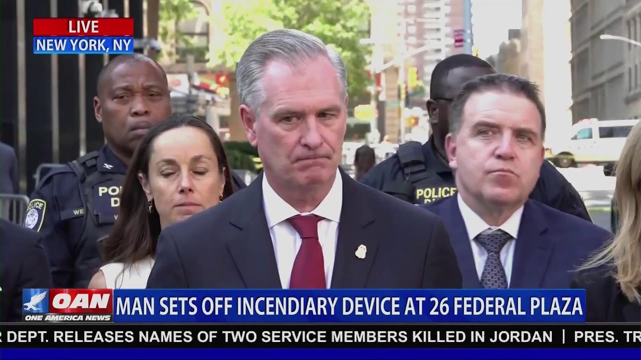LIVE: MAN SETS OFF INCENDIARY DEVICE AT 26 FEDERAL PLAZA