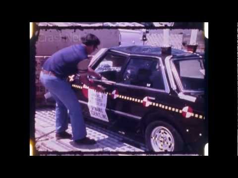 Видео краш-теста Honda Accord 3 двери 1981 - 1985
