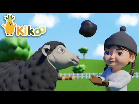 ⚫🐑Baa Baa Black Sheep | Lullaby| Nursery Rhymes and Kids |Colours Song |Preschool Songs @KikooClub