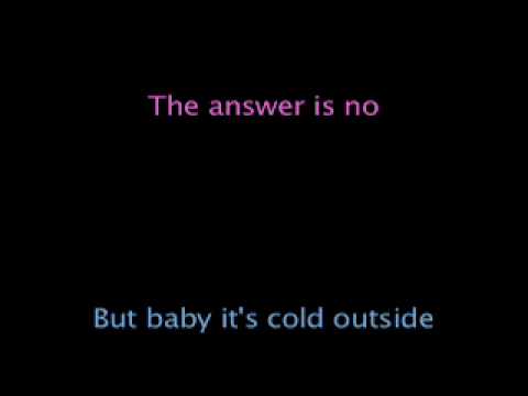 Baby it's Cold Outside lyrics