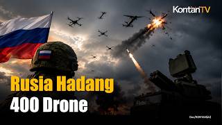 Ketegangan Memuncak! Rusia Gagalkan Ratusan Drone Ukraina