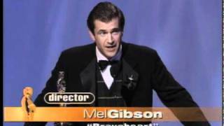 Mel Gibson ‪winning the Oscar® f