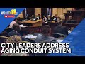 City leaders address aging conduit system