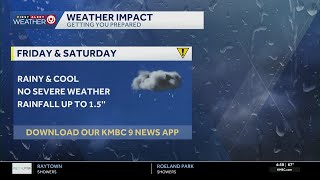 Kansas City Oct. 23 weather update: Waves of rain expected overnight into Friday