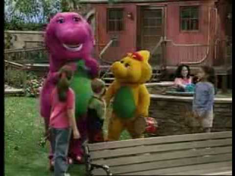 Selena Gomez and Demi Lovato on Barney