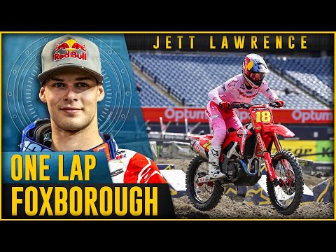 One Lap with Jett Lawrence | Foxborough Supercross