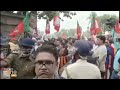 Clash Erupts Between Police and BJP Workers in Basirhat Following Violence in Sandeshkhali | News9