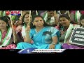 MLC Kavitha Protest At Dharna Chowk, Demands Govt To Cancel G.O No 3 | V6 Teenmaar  - 02:11 min - News - Video