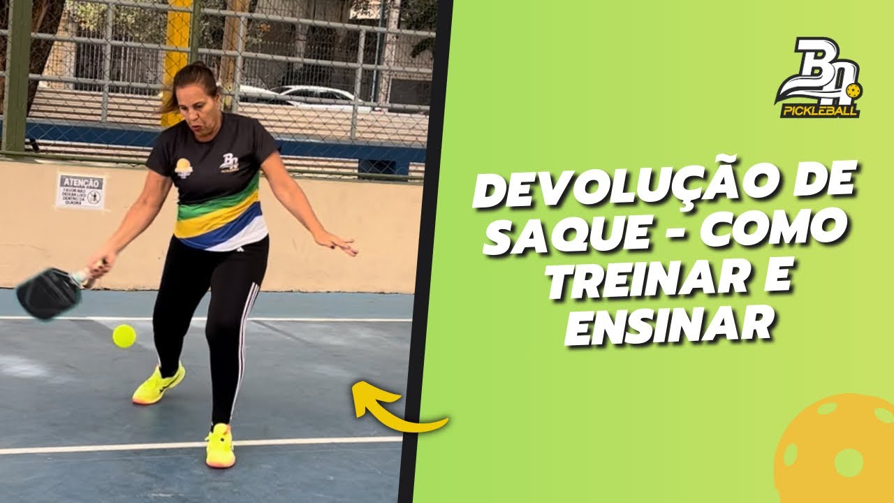 Pickleball Devolução de Saque - Como treinar e ensinar!
