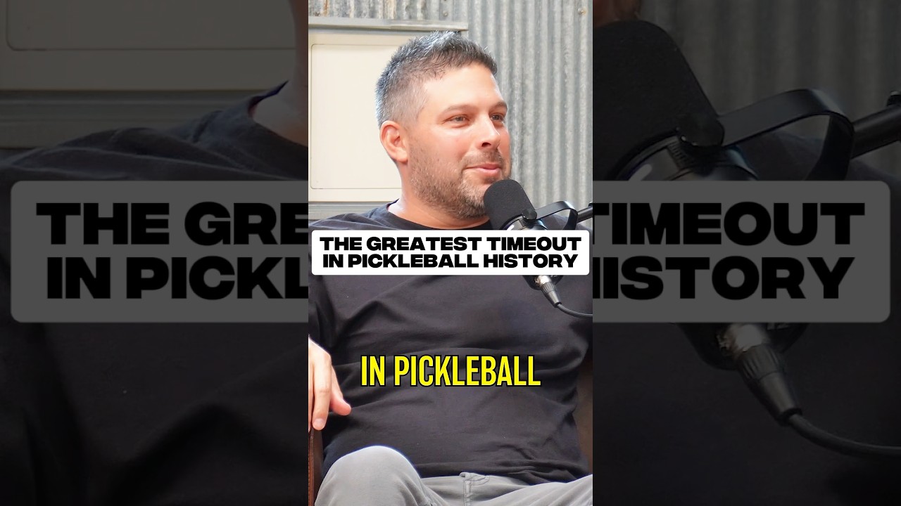 The Greatest Timeout in Pickleball History 🕺🏻