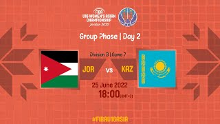 Әйелдер командалары арасындағы U-16 Азия Чемпионаты 2022 - Топтық кезең: Иордания vs Қазақстан