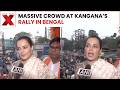 Kangana Ranaut Holds Raiganj Roadshow, Backs BJP Candidate Kaushik | NewsX