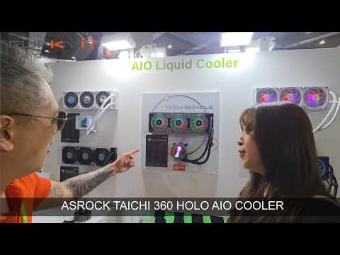 The Coolest AIO Cooler at Computex 2026 - ASRock TAICHI 360 HALO