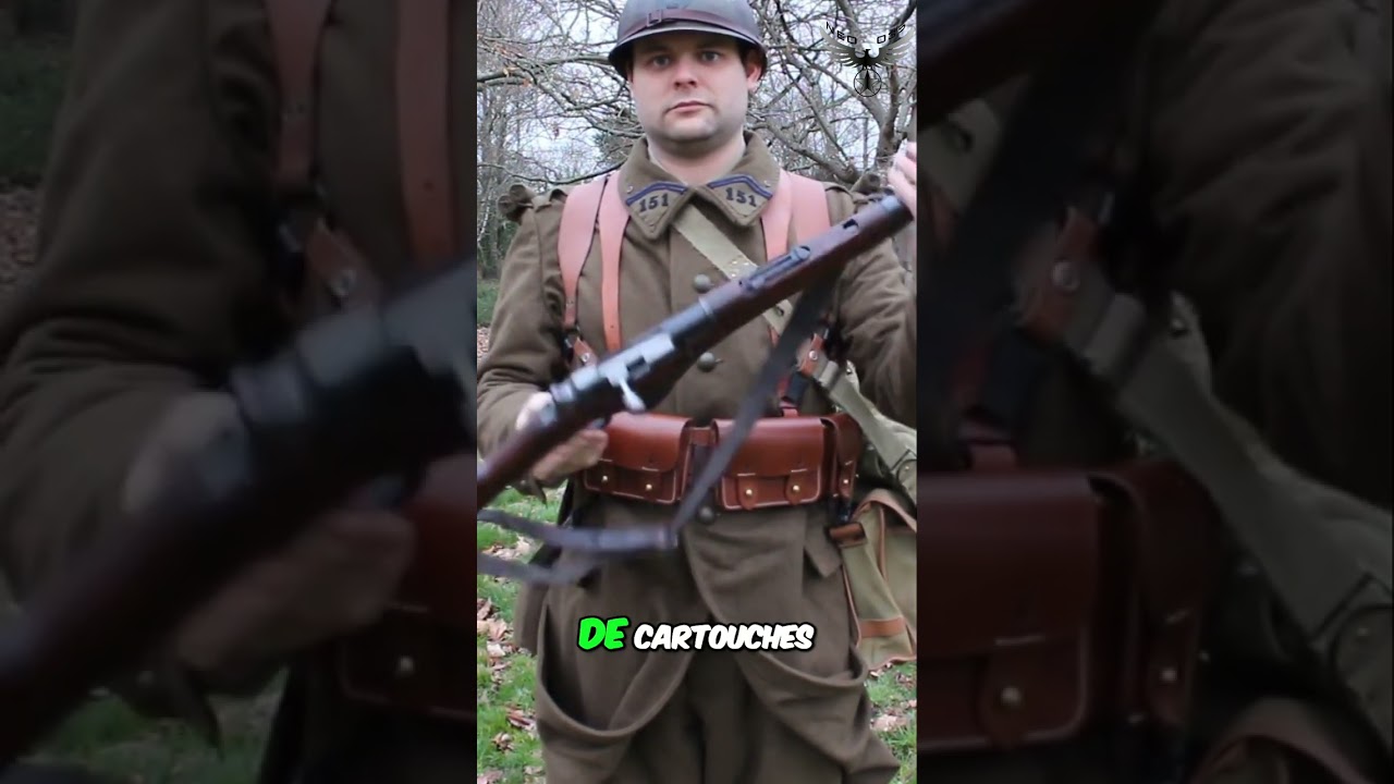 Le Fusil Berthier 07/15 : L'Arme Clé de 1940 en France #shorts