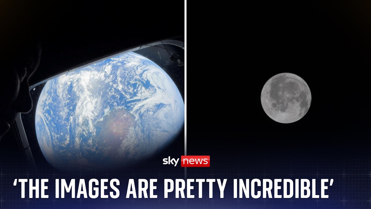 Artemis II crew view features of moon 'never seen with human eyes'