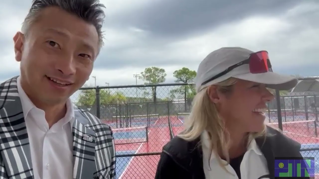 Johnny Pickles interviews Stephanie Cooney Referee for Pickleball Television Network