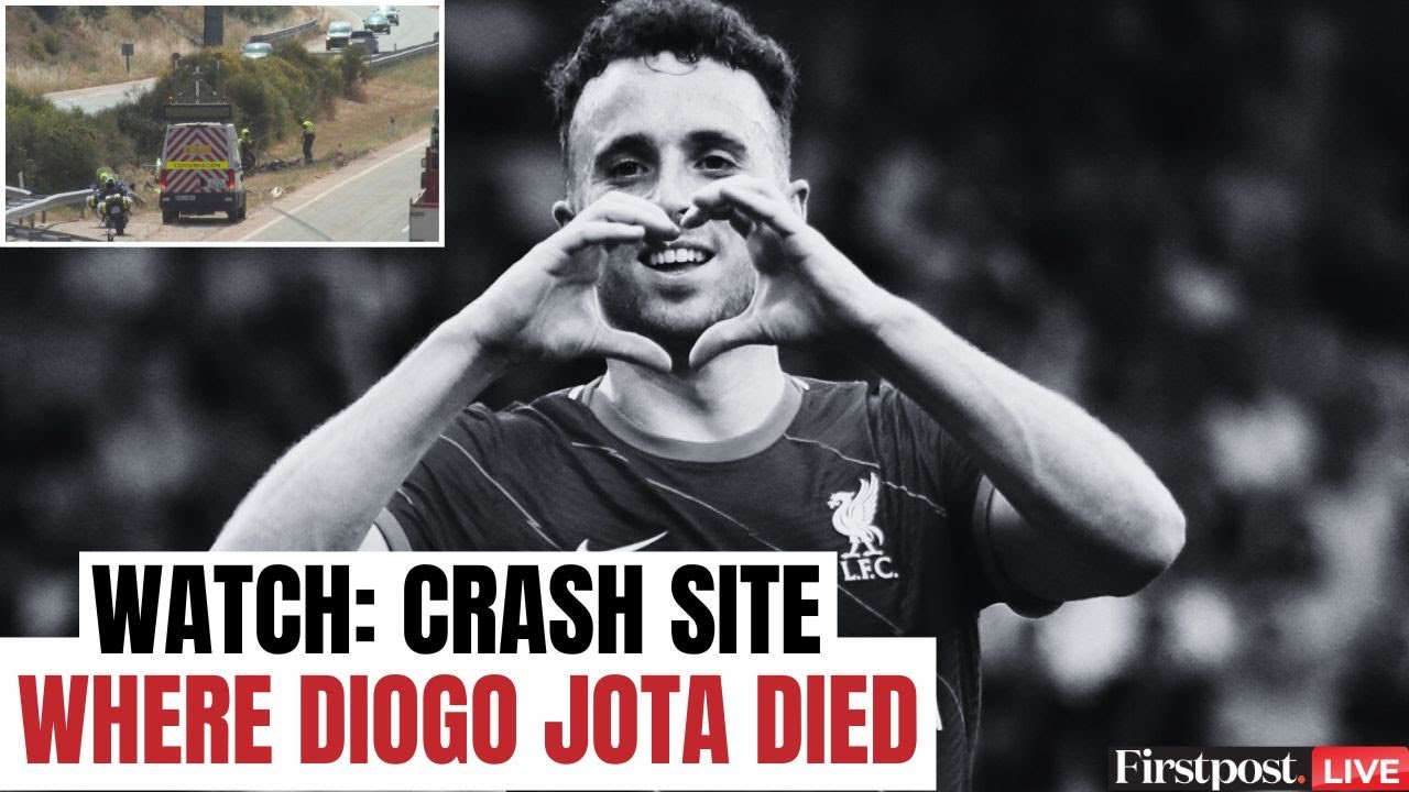 Diogo Jota Accident LIVE Updates: Watch Car Crash Site Where Liverpool Star Jota Died in Spain