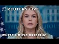 LIVE: White House briefing after payroll data tweak, Qatar, Gaza