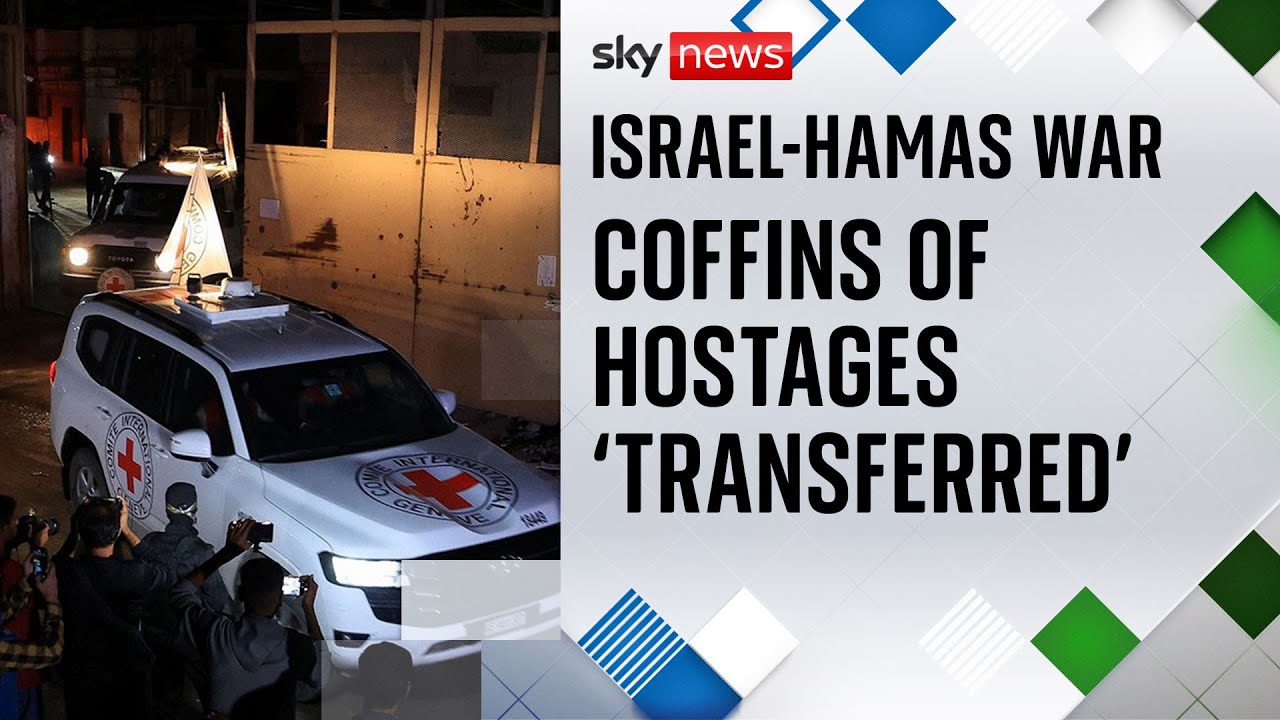 Two coffins of hostages transferred to Red Cross, IDF says