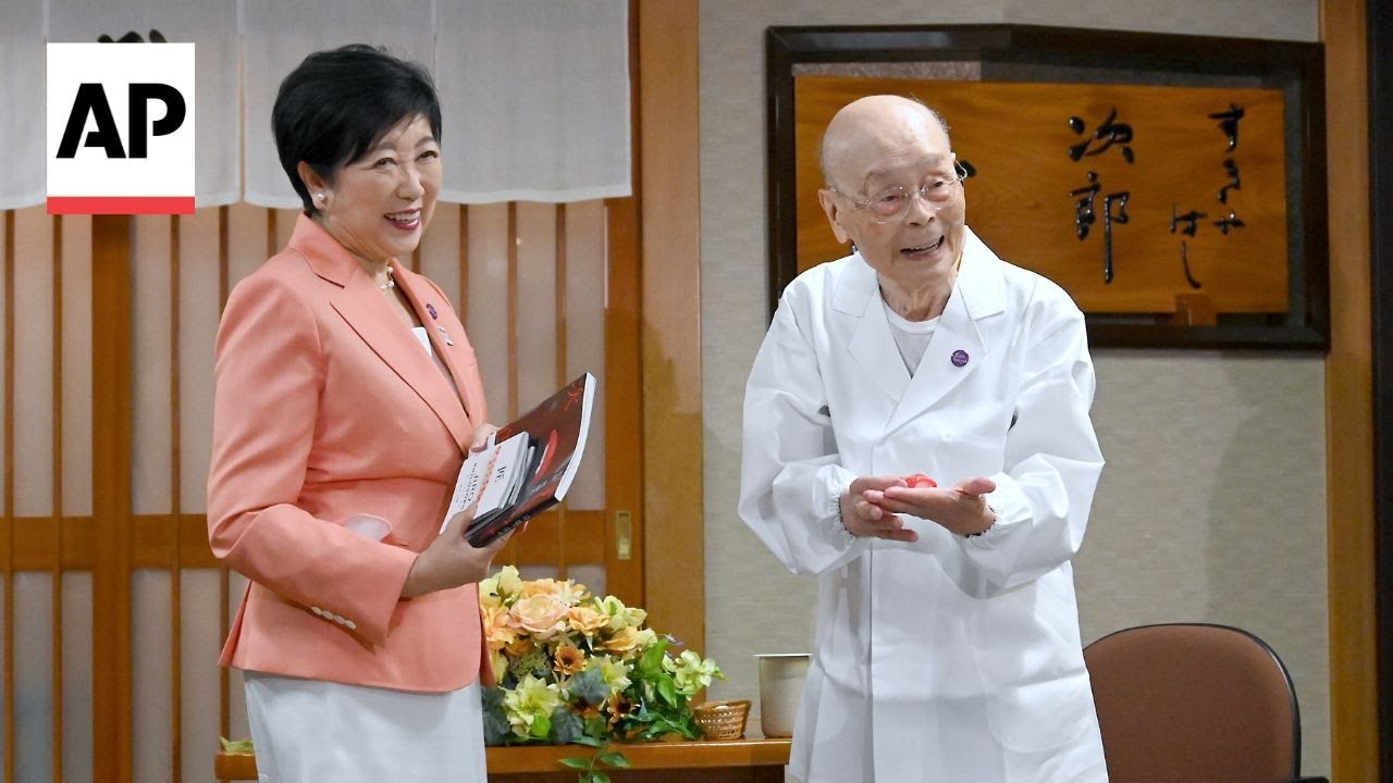 Japan's legendary sushi master Jiro Ono celebrates turning 100