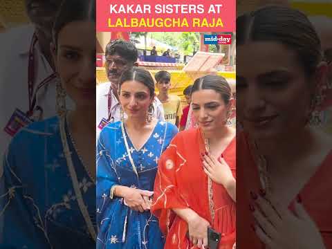 Prakriti and Sukriti Kakar at Lalbaugcha Raja for Darshan  985 views  play Short