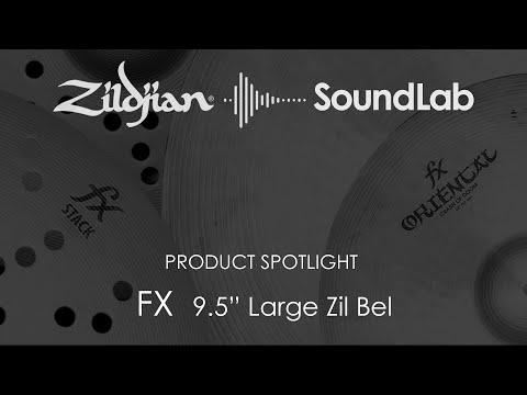 video Zildjian A20002 9.5″ LARGE ZIL BEL Clash Cymbal