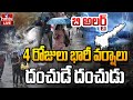 LIVE : బంగాళాఖాతంలో వాయుగుండం..భారీ వర్షాలు | Heavy Rain Alert | Weather Report | AP | hmtv