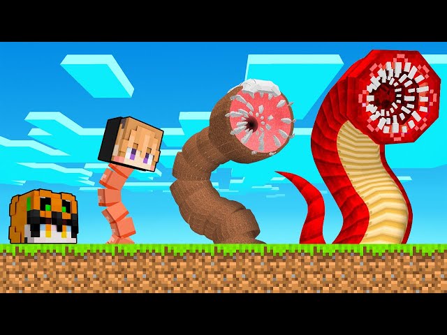 PERJALANAN HIDUP DARI CACING LEMAH HINGGA JADI PENGHANCUR DUNIA DI MINECRAFT!!