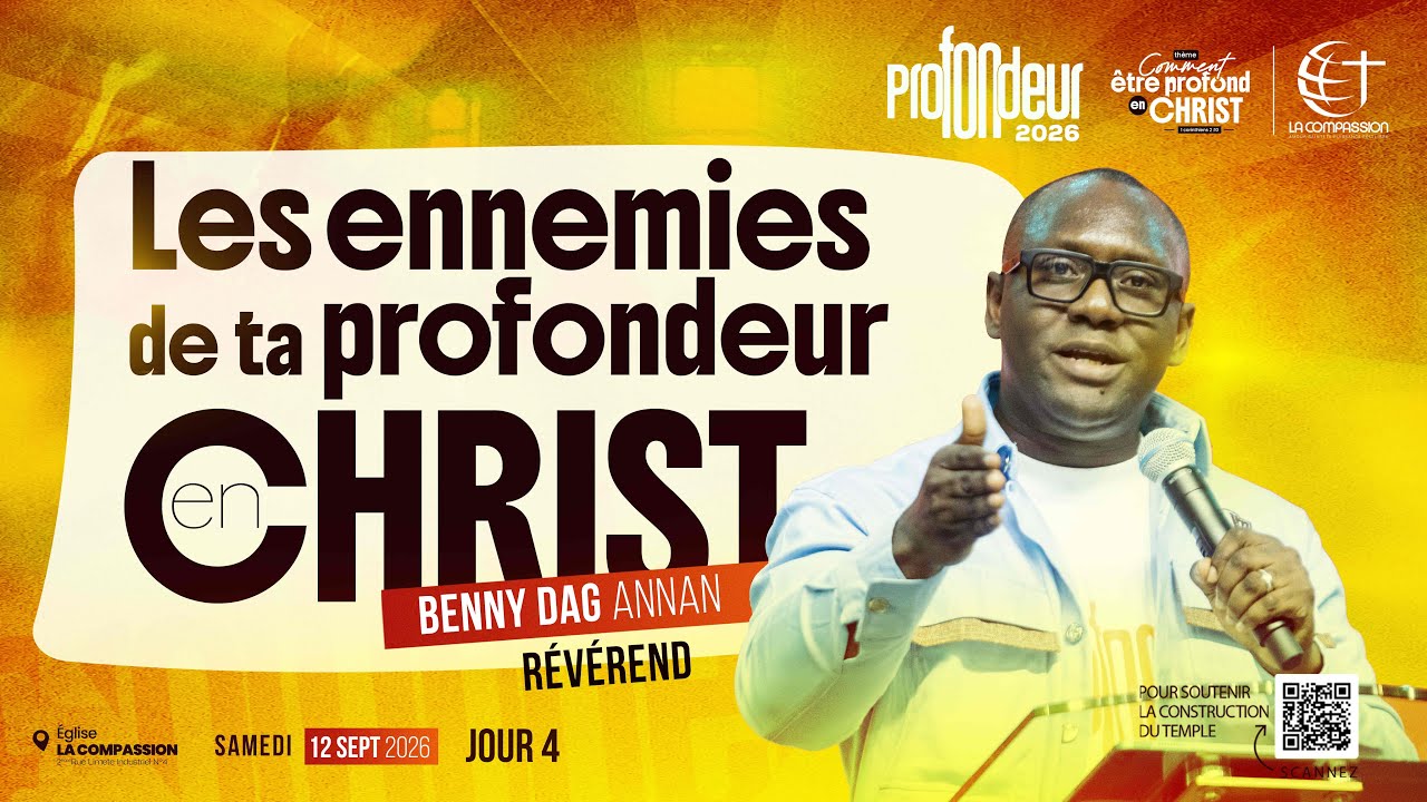 COMMENT ÊTRE PROFOND EN CHRIST ? || PROFONDEUR 2026 - JOUR 4