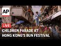 LIVE: Children parade in costumes at Hong Kong’s colorful Bun Festival