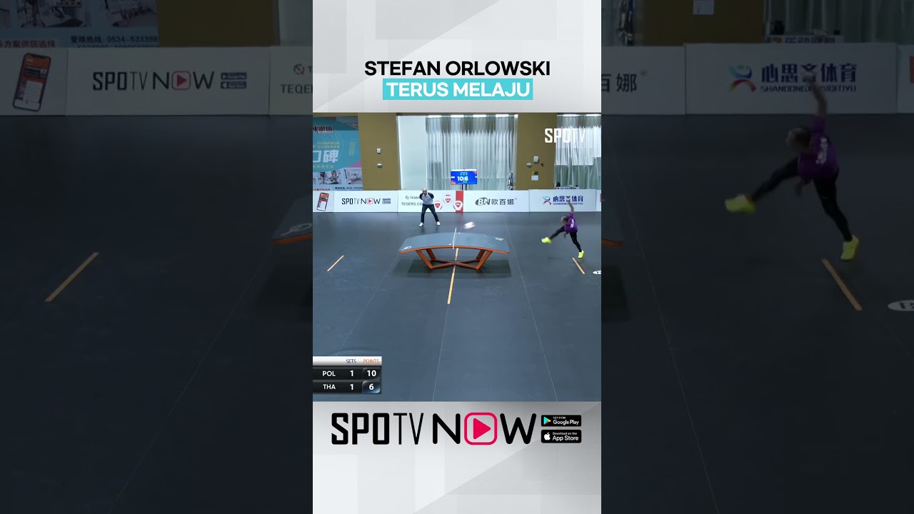#Teqball - 3 set bagi Stefan Orlowski untuk mengandaskan perlawanan dari Pornthep Wapisiri