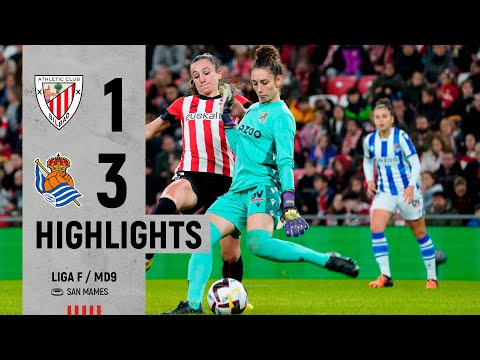 HIGHLIGHTS | Athletic Club 1-3 Real Sociedad | Liga F 2022-23 MD9