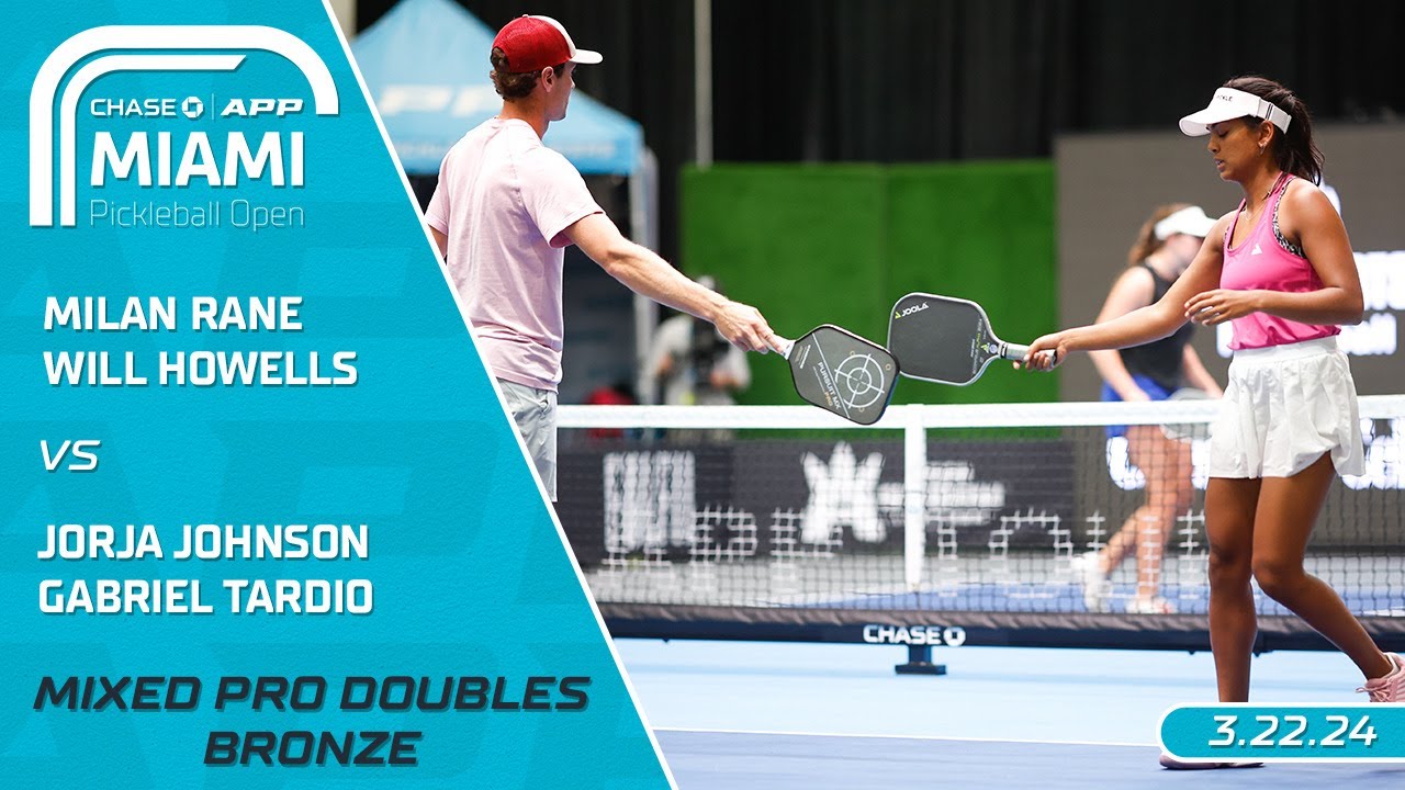 2024 Chase APP Miami Pickleball Open I Rane/Howells vs. Johnson/Tardio | Mixed Pro Doubles Bronze