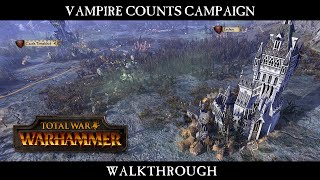 Total War: Warhammer - Vámpír Grófok Kampány Játékmenet
