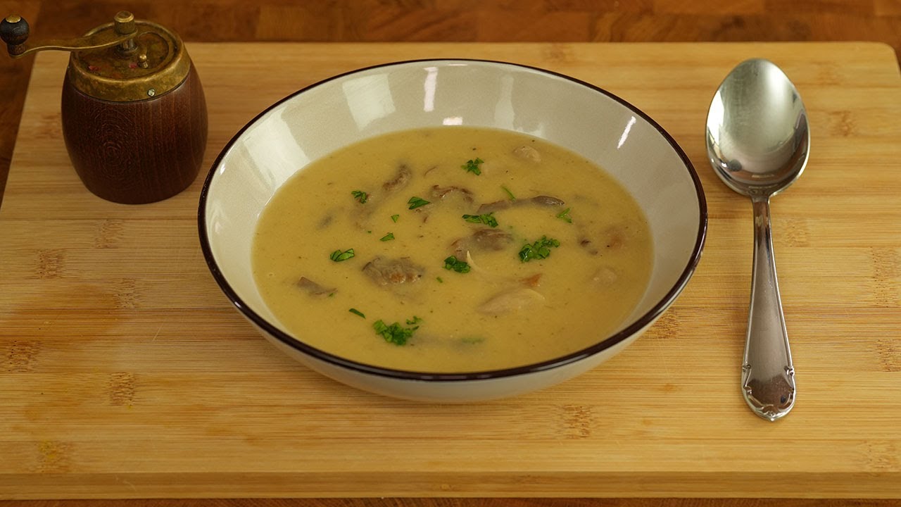 The best oyster mushroom soup - I've never eaten better! in 30 minutes and without flour!