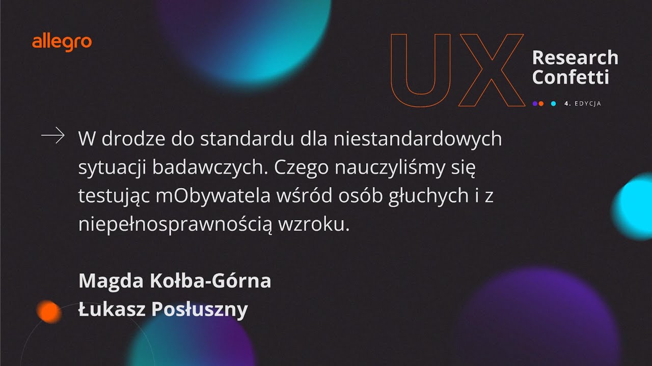 W drodze do standardu dla niestandardowych sytuacji badawczych - Magda Kołba-Górna, Łukasz Posłuszny